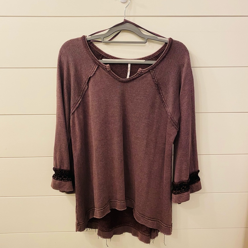 Free People, Size S, Deep Purple Tunic Top